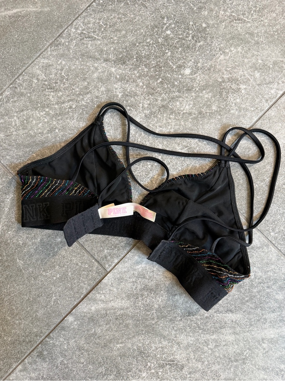 VS PINK 🌈 vintage strappy Bralette - Picture 10 of 11